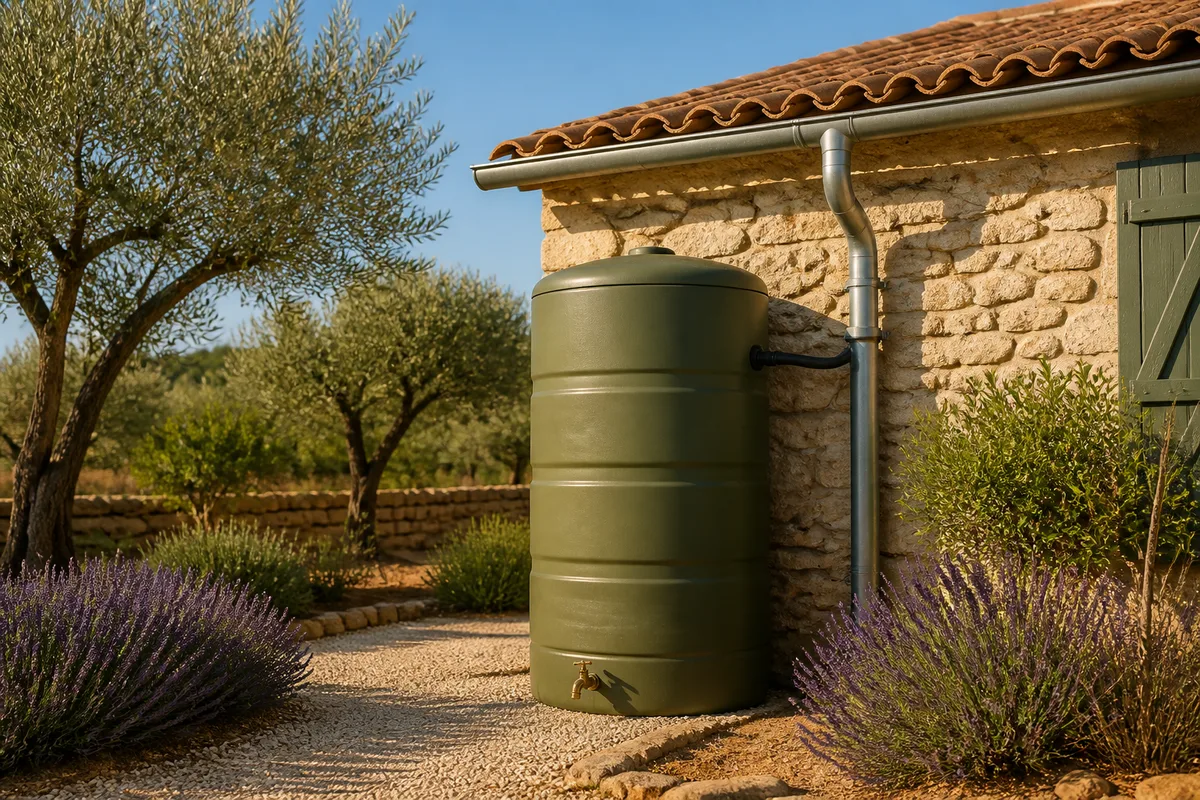 Récupération eau de pluie : cuve, règles et installation